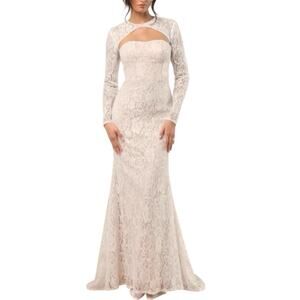 Lulus | Dresses | Lulus Ceci White Lace Backless Maxi Dress | Poshmark